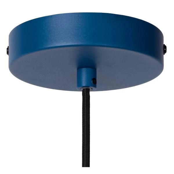 Lucide SIEMON - Pendelleuchten - Ø 40 cm - 1xE27 - Blau - detail 1